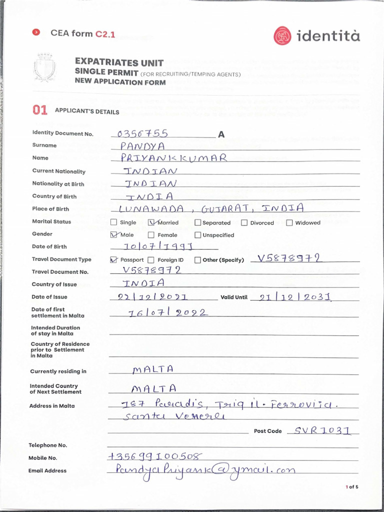 CEA Form C2.1 - Compressed | PDF