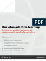 Knewton - Adaptive Learning (White Paper)