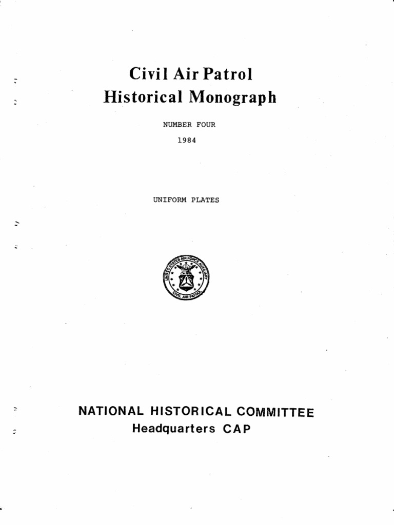 Civil Air Patrol Uniform History | PDF | Sergeant | Dress Codes