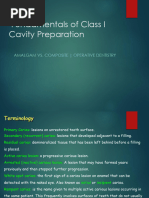 GV Black's Cavity Classification Guide | PDF | Tooth Enamel | Dentistry ...