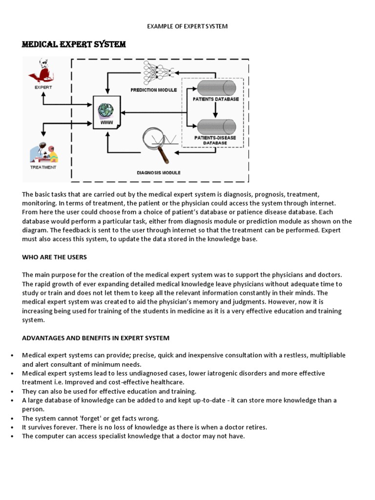 Medical Expert System Overview | PDF | Expert | Air Traffic Control