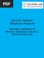 Download Admiralty Handbook of Wireless Telegraphy Vol 2 Searchable With Cover by Birchills Telecom SN104291487 doc pdf