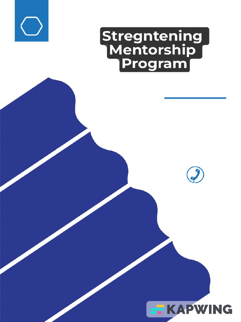 Strengthening Mentorship Program at Medical Colleges | PDF | Mentorship ...