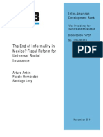 The End of Informality in Mexico Fiscal Reform for Universal Social Insurance