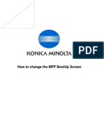 How To Change The MFP BootUp Screen