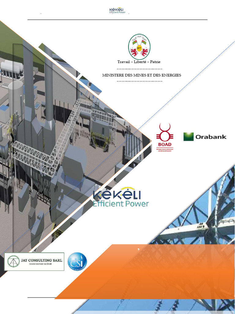 Rapport EIES Version Bailleurs Après ESDD - Compressed | PDF | Turbine ...