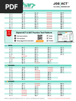 ACT Z14 Answer Key and Scoring Guide | PDF