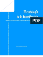 Metodologia de La Investigacion Clinica Rosa Jimenez Paneque