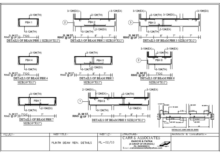 Plinth Beam Rein - Details 6 | PDF