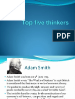 Top Five Thinkers