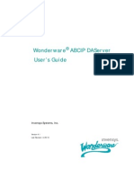 Wonderware Abcip Daserver User'S Guide: Invensys Systems, Inc