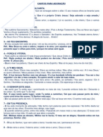 Cânticos para adoração ao Santíssimo Sacramento