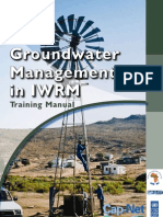 Groundwater Management in Iwrm: Training Manual