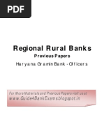 Download Regional Rural Banks Previous Papers - Haryana Gramin Bank Officers by Shiv Ram Krishna SN104370419 doc pdf