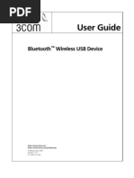 User Guide: Bluetooth Wireless USB Device