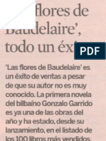 Las Flores de Baudelaire, de Gonzalo Garrido, en Expansión.
