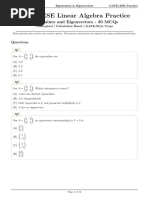 Eigenvalues and Eigenvectors Exercises | PDF