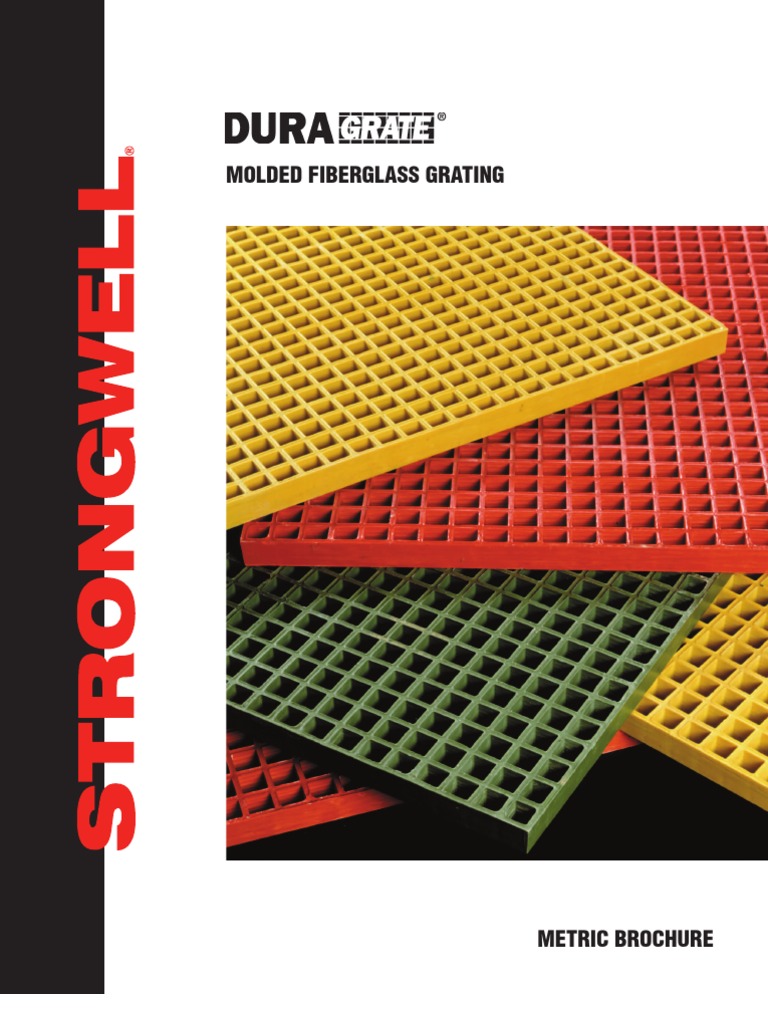 FRP Grating Brochure | PDF | Fiberglass | Building Engineering