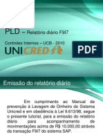 PLD – Relatório diário F9I7