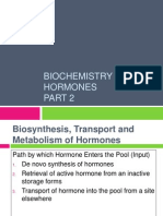 Biochemistry of Hormones 2