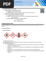 Sensitive Shave Foam Safety Data Sheet | PDF | Toxicity | Workplace