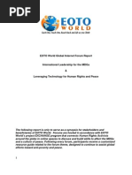 Global Forum Report July 2012