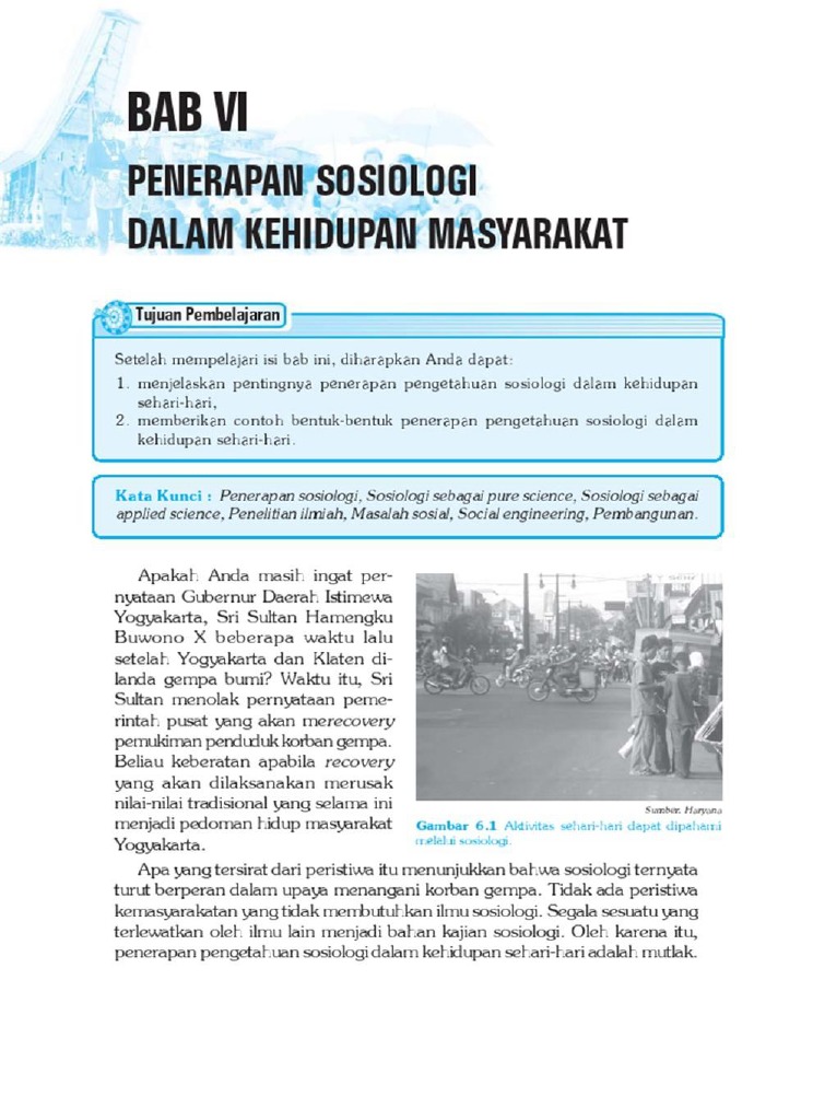 6 Penerapan Sosiologi Dalam Kehidupan Masyarakat