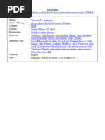 MSA Character Relationships Overview | PDF | Religion & Spirituality