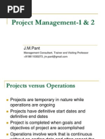 Day 1 and 2 Project Management