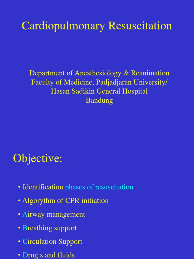 Cardiopulmonary Resuscitation | Cardiopulmonary Resuscitation | Cardiac ...