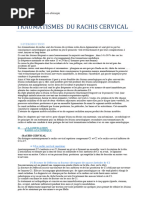 Radiographie du Rachis Cervical | PDF | Vertèbre | Colonne vertébrale