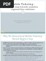 DART Mobile Ticketing Presentation