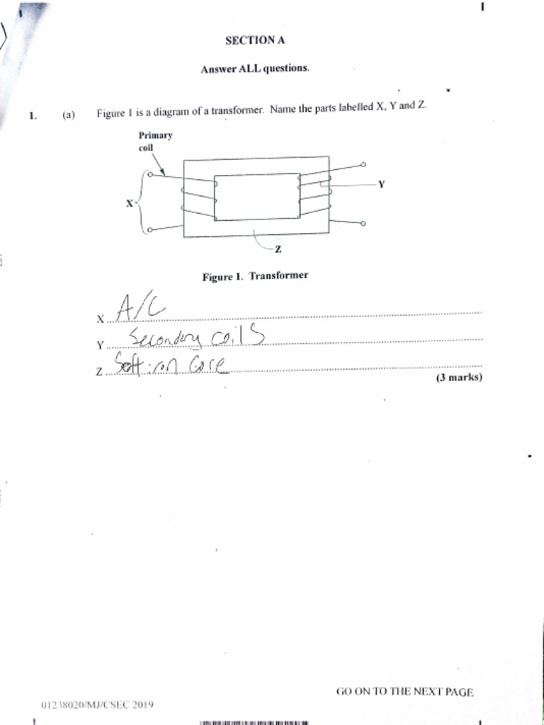 CSEC Physics MayJune P2 2019 | PDF