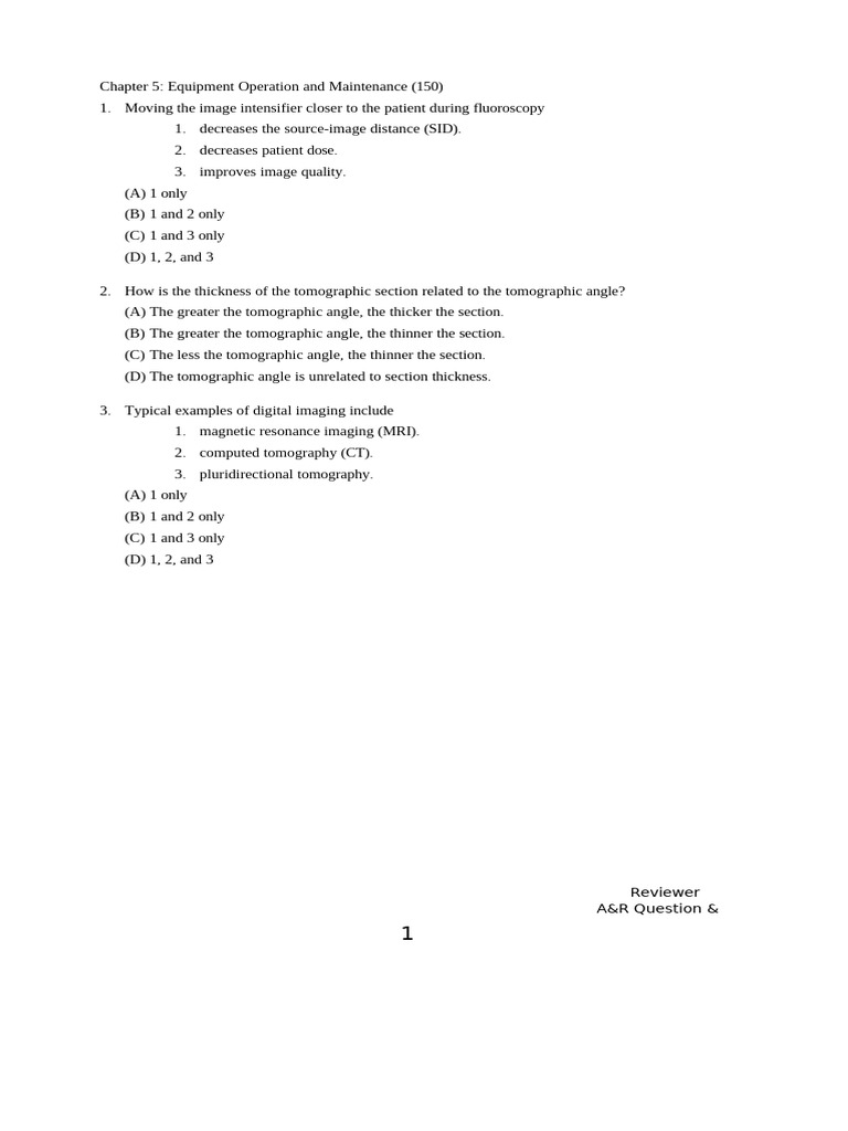 Appleton Equipment Operation and Maintenance | PDF | Radiography ...