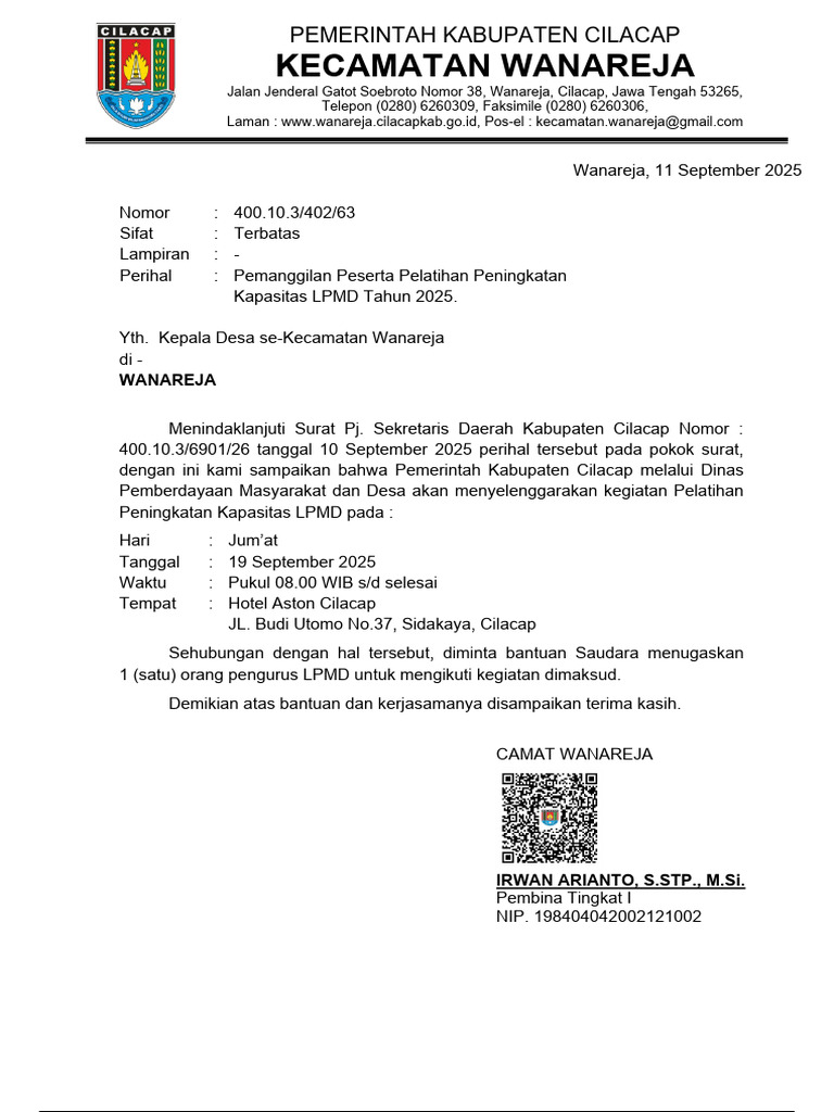 20250911101329Undangan Pelatihan LPMD | PDF