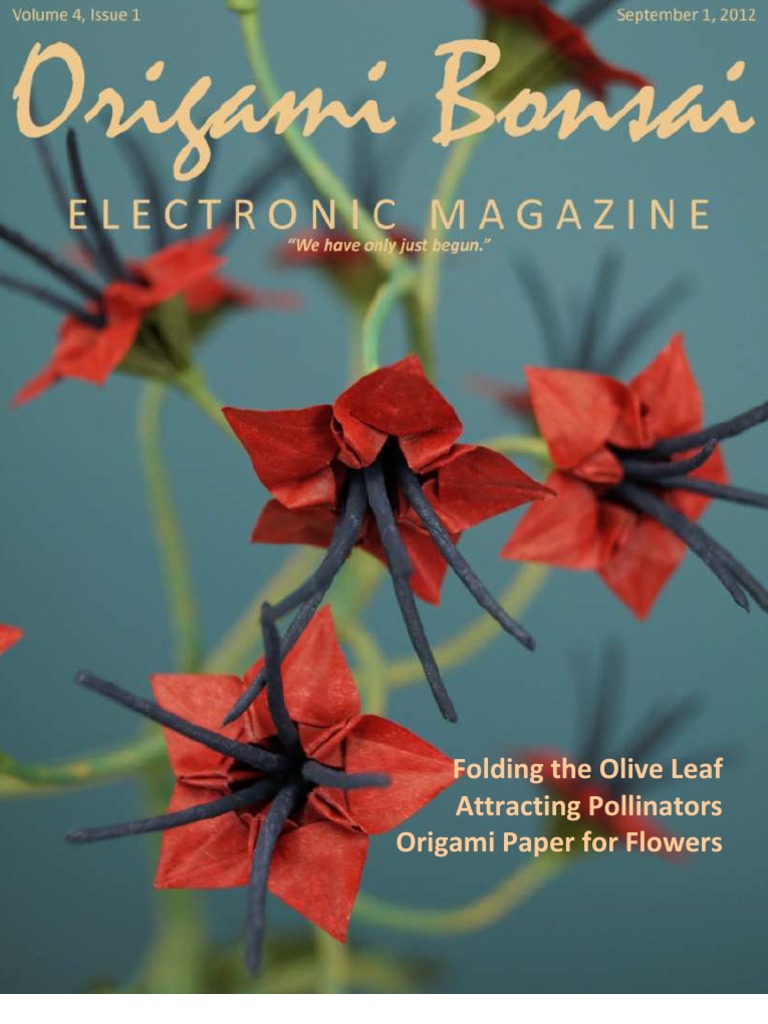 Origami Bonsai Electronic Magazine, Volume 4 Issue 1 | PDF | Origami ...