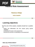 GAR Model Risk Calculation Worksheet | PDF | Hazards | Risk