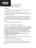 Les Immobilisations Selon Le Scf Et Les Normes Ifrs