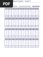Beep Test Recording Sheet | PDF