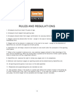 Rules and Regulations