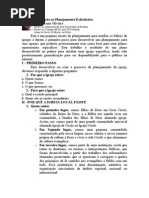INTRODUÇÃO AO PLANEJAMENTO ECLESIÁSTICO