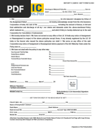 LIC Maturity Claim Form Instructions | PDF | Life Insurance | Insurance