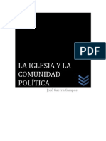 Guerra Campos, Jose - La Iglesia y La Comunidad Politica