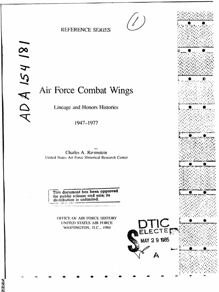 Air Force Combat Wings Histories | PDF | Wing (Military Aviation