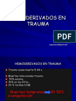 Hemoderivados en Trauma2009.Ppt Completo