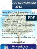 Semana Do Economista 2012 Folder