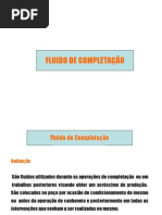 ENGENHARIA DE POÇOS - Fluido completação
