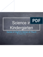 Science in Kindergarten: Sense of Sight & Sense of Touch