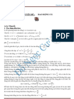 chuyên đề dao đồng điều hòa - bài tập có đáp án