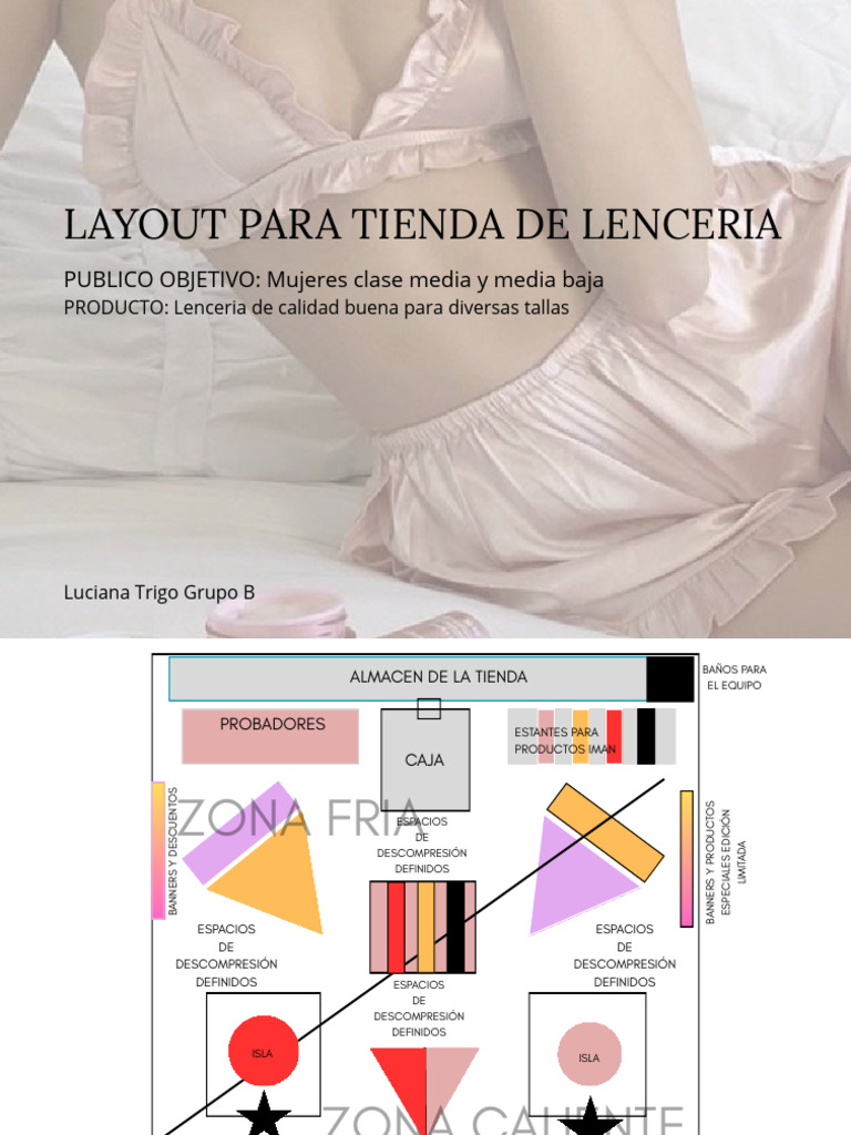 Layout Tienda de Lenceria Luciana Trigo | PDF